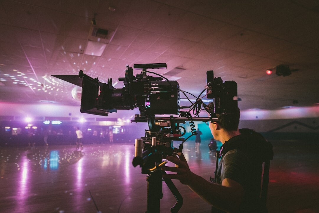 director shooting movie scene