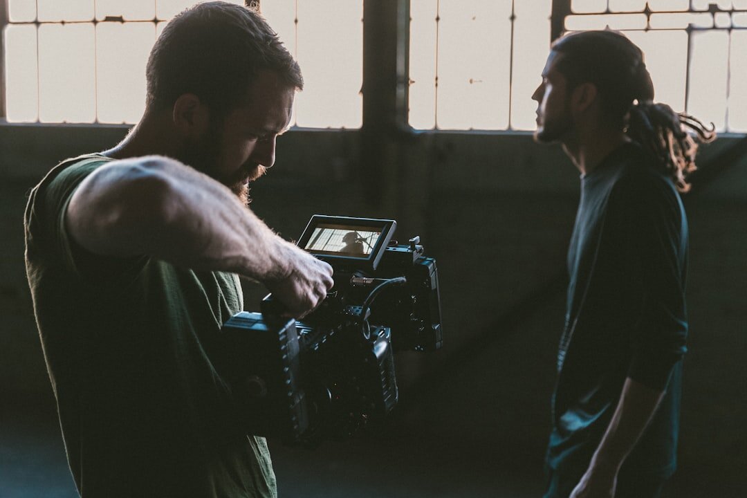 independent film crew shooting scene