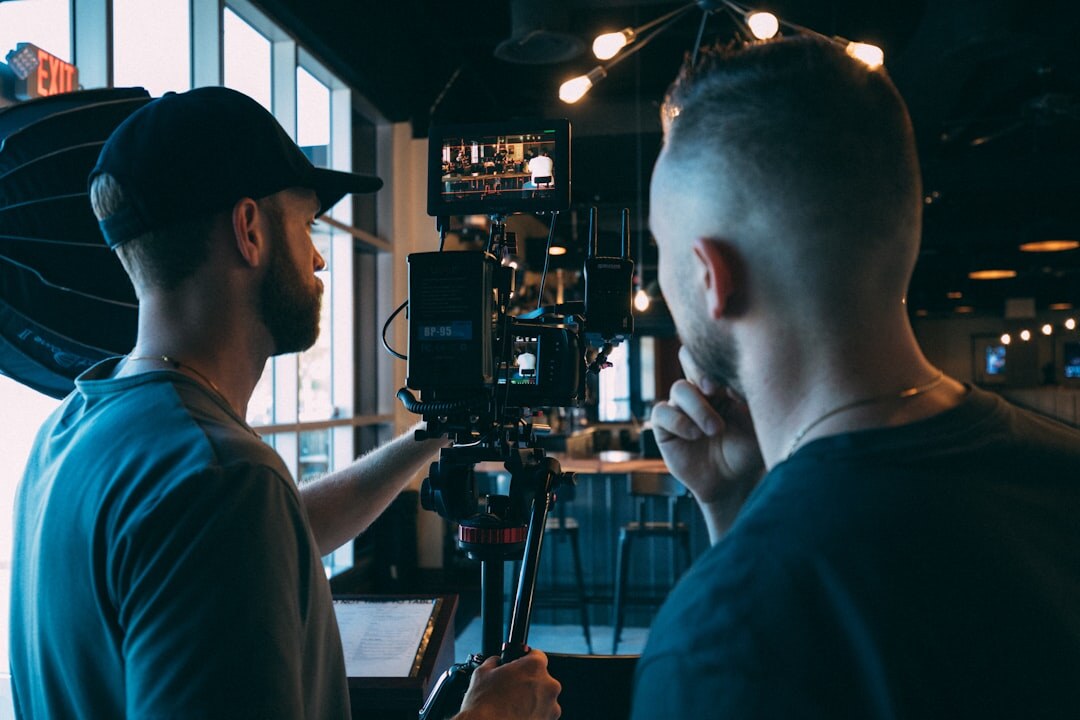 creative filmmaker on set
